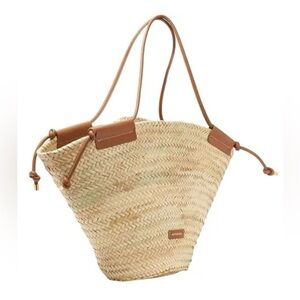 Altuzarra Tan and Brown Woven Bag